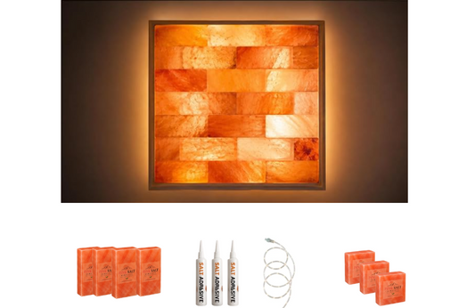 Architectural Backlit Salt Wall Kit (2' × 2' | 4 sq. ft.)