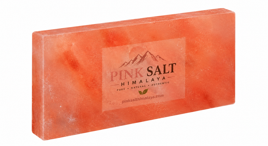 PSH tile replacement: Himalayan pink salt tile 8 x 4 x 1 inch - primary product image