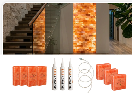 Architectural Backlit Salt Wall Kit (3' × 5' | 15 sq. ft.)