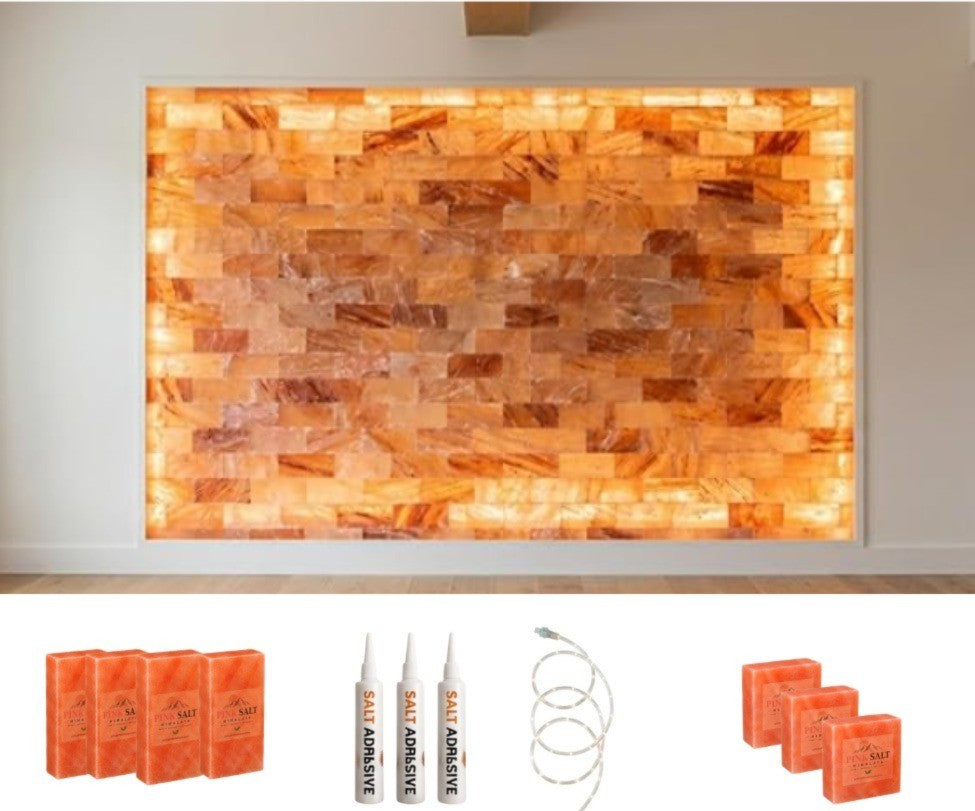Architectural Backlit Salt Wall Kit — Large Format