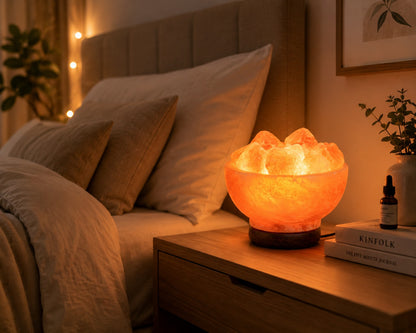 Mini USB Himalayan Pink Salt Fire Bowl Lamp – image 3