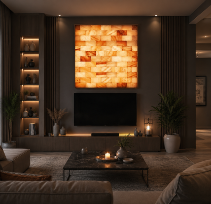 Architectural Backlit Salt Wall Kit (2' × 2' | 4 sq. ft.)