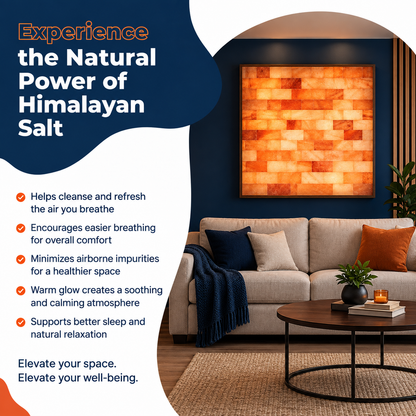Architectural Backlit Salt Wall Kit (2' × 2' | 4 sq. ft.)