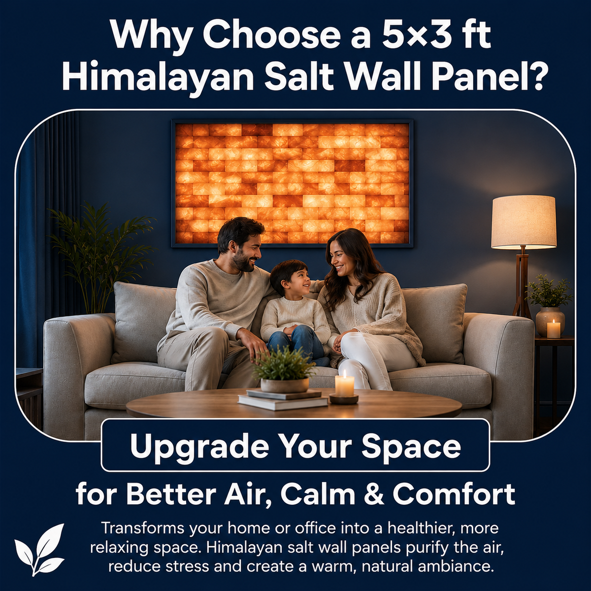 Architectural Backlit Salt Wall Kit (5' × 3' | 15 sq. ft.)