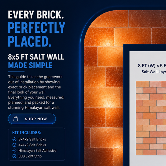 Architectural Backlit Salt Wall Kit (8' × 5' | 40 sq. ft.)