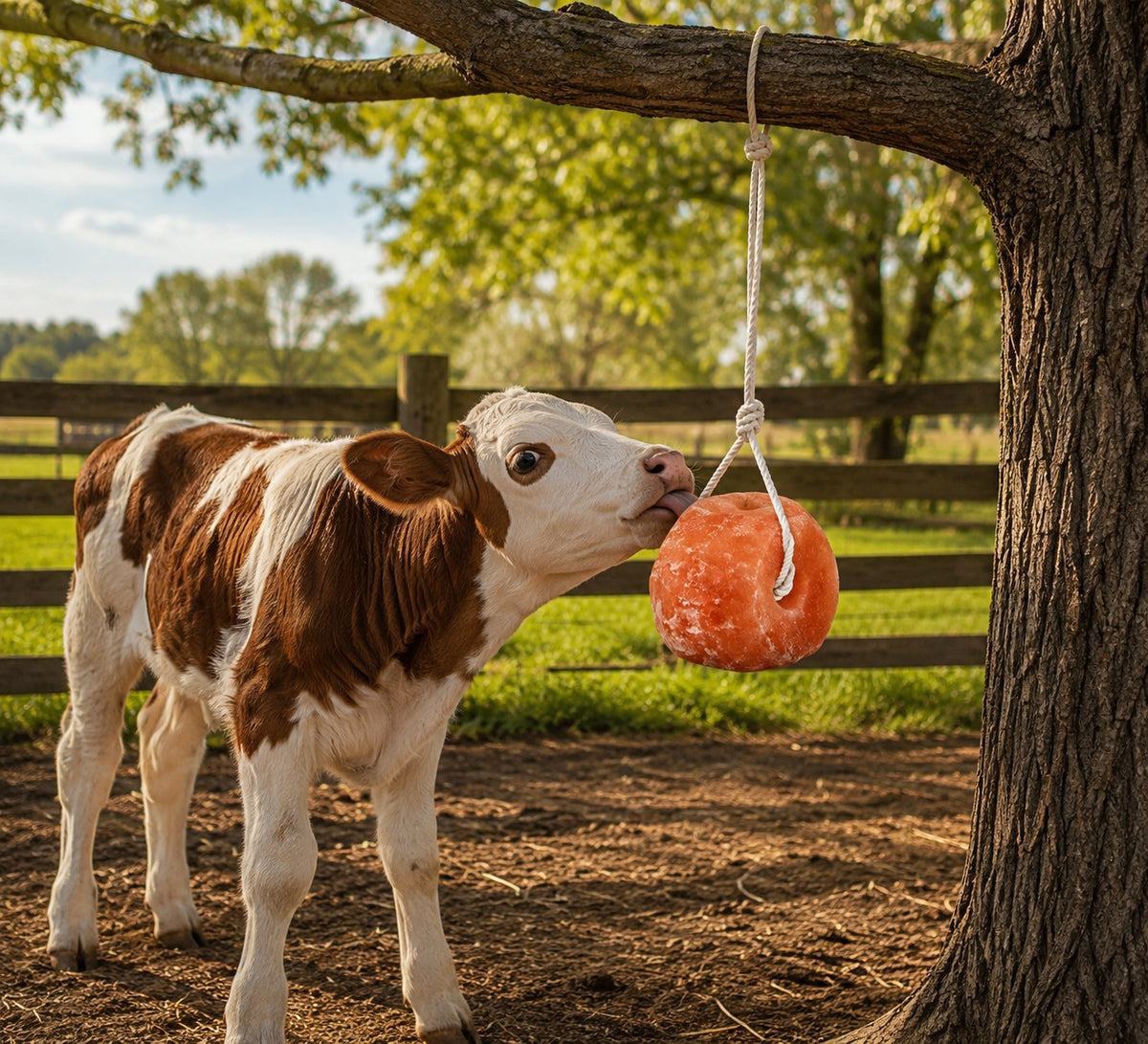 PSH animal lifestyle: Himalayan salt lick for horses and livestock - scene 5