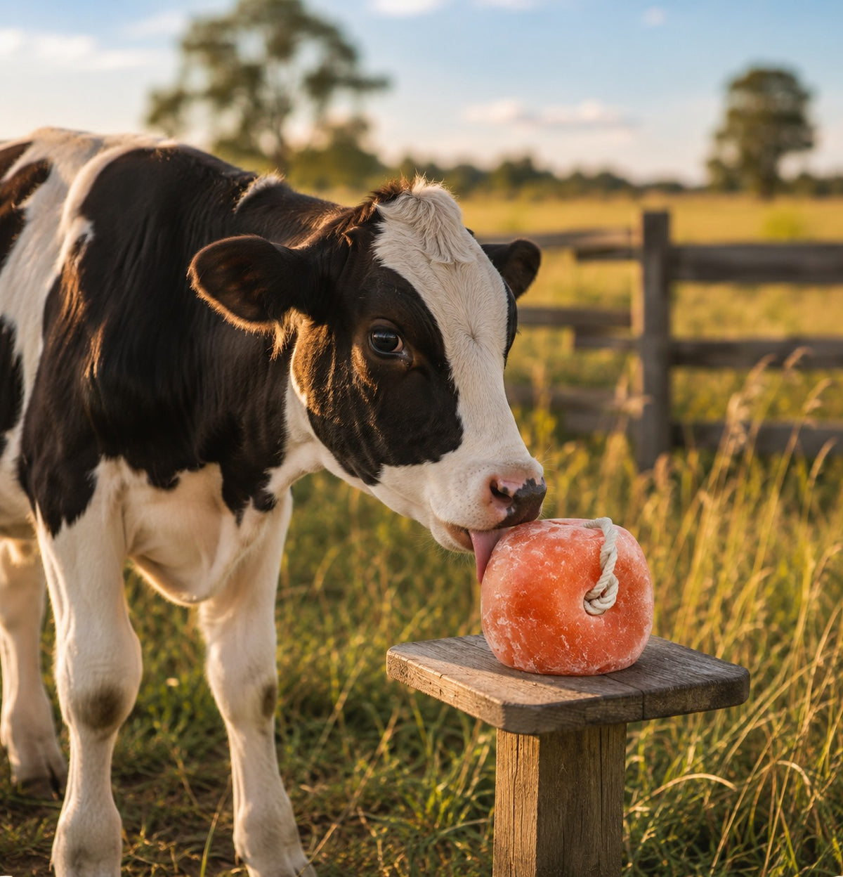 PSH animal lifestyle: Himalayan salt lick for horses and livestock - scene 4