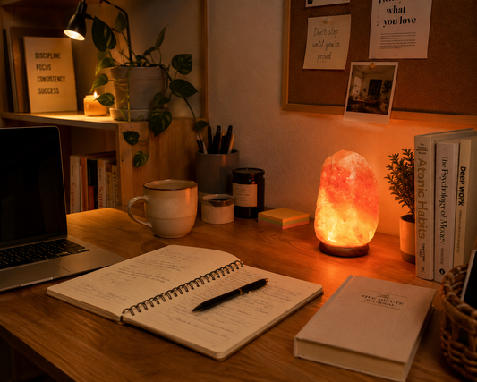Rubella Natural Himalayan Pink Salt Lamp – image 2