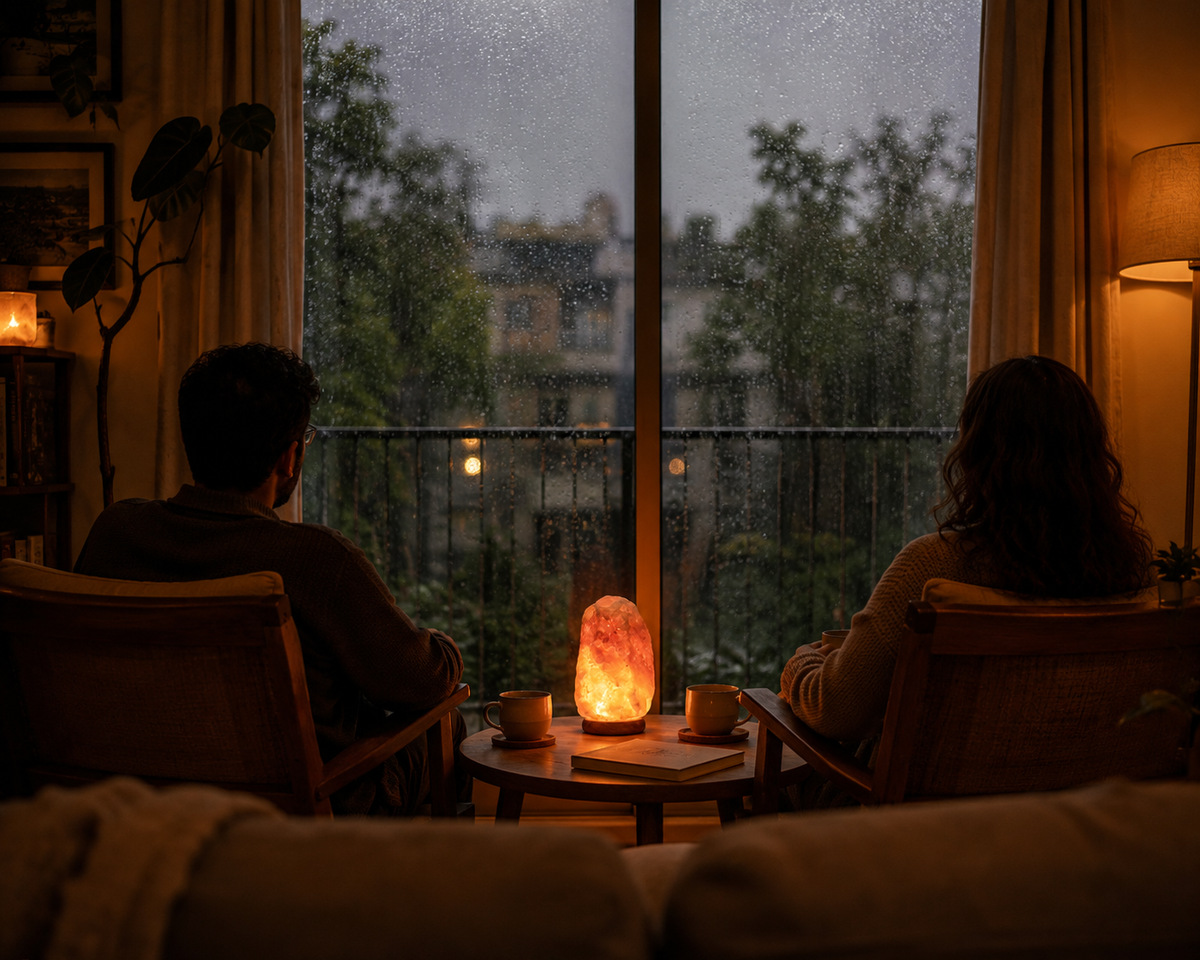 Rubella Natural Himalayan Pink Salt Lamp – image 3