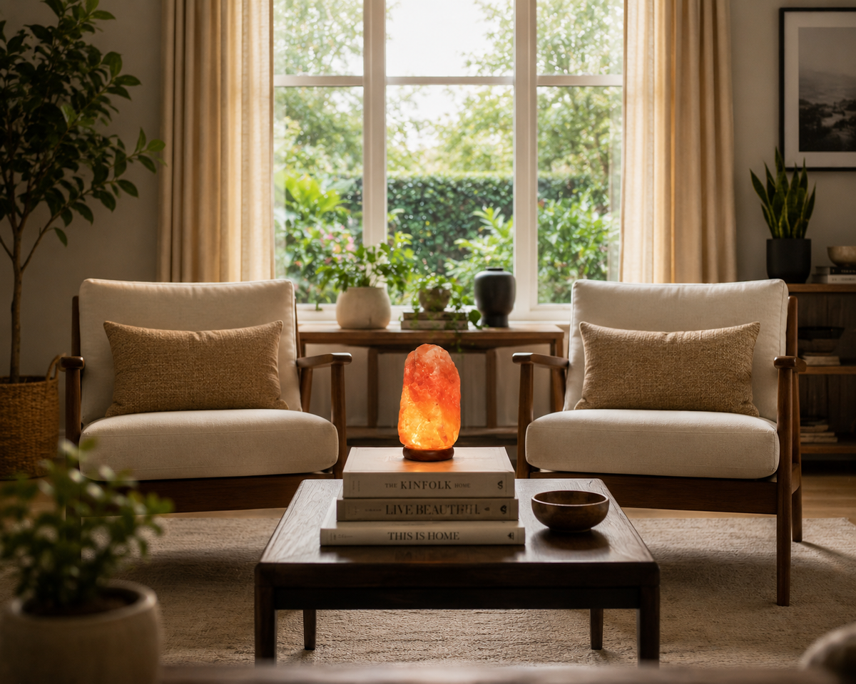 Rubella Natural Himalayan Pink Salt Lamp – image 6
