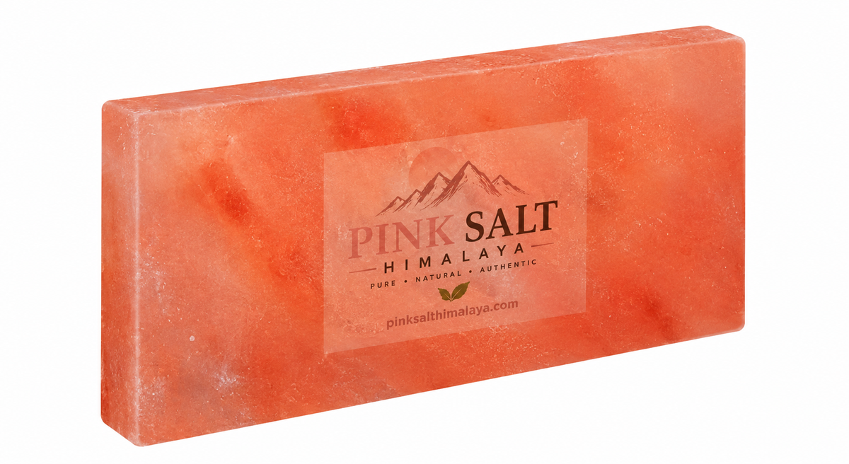 PSH tile replacement: Himalayan pink salt tile 8 x 4 x 1 inch - primary product image