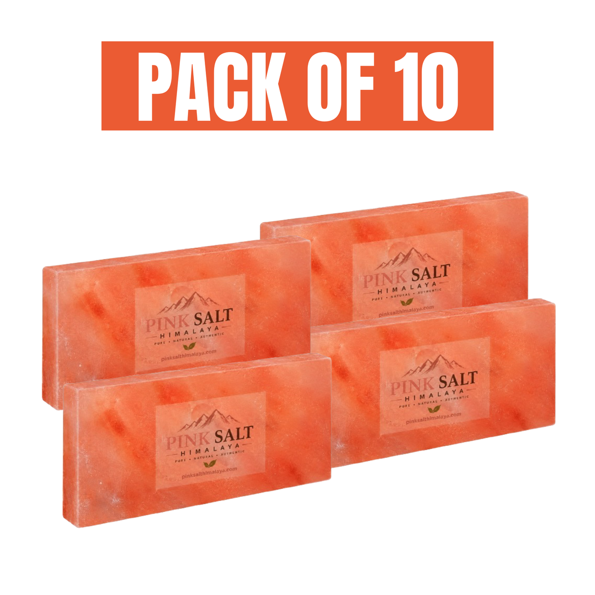 PSH tile replacement: 10-tile Himalayan pink salt wall kit - primary product image