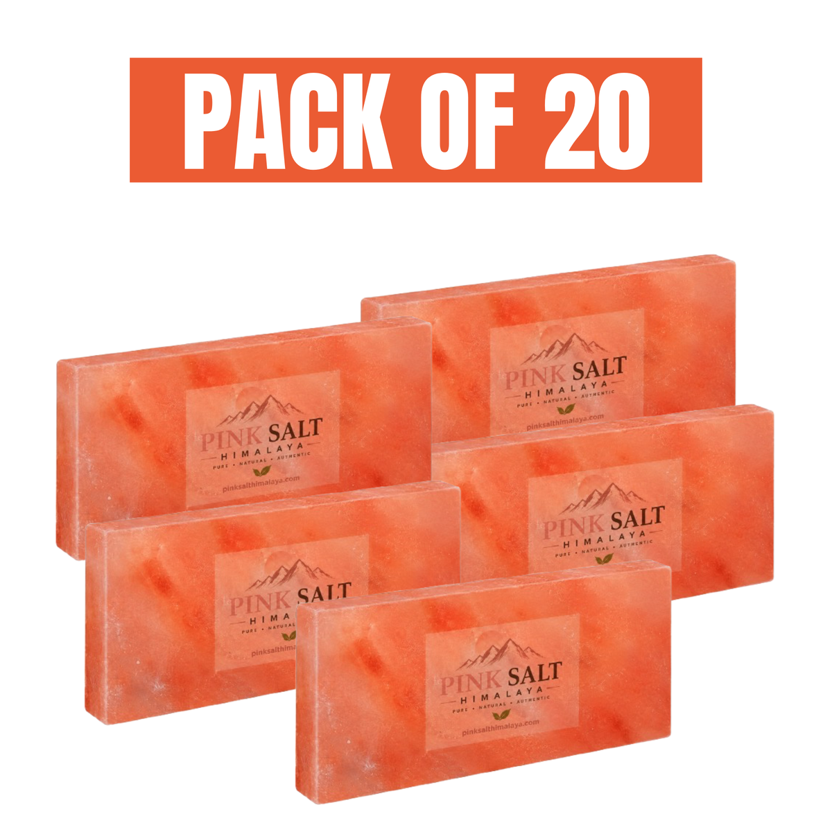 PSH tile replacement: 20-tile Himalayan pink salt wall kit - primary product image