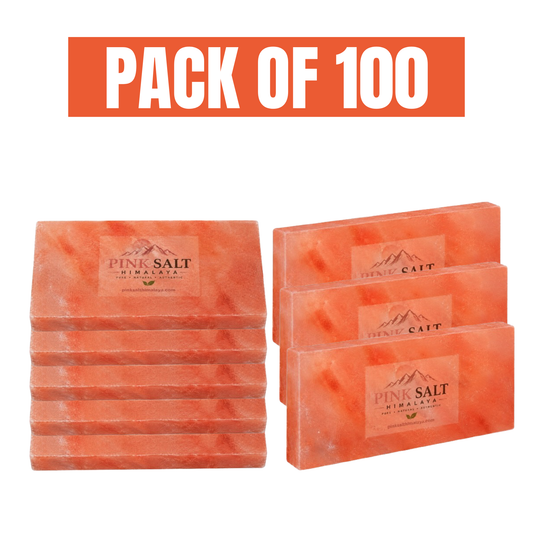 Himalayan pink salt tiles pack of 100 - primary branded pack image