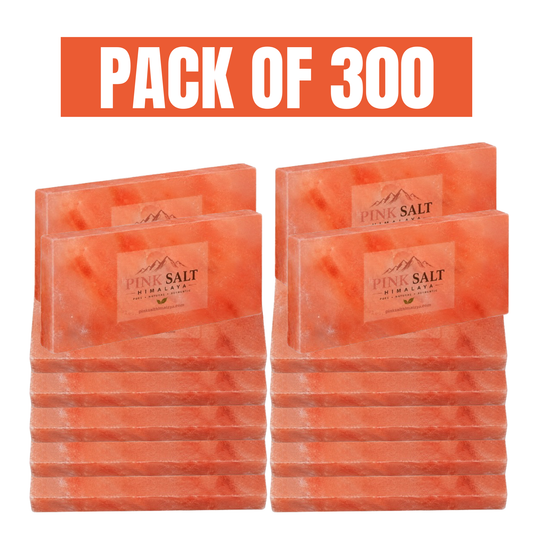 Himalayan pink salt tiles pack of 300 - primary branded pack image