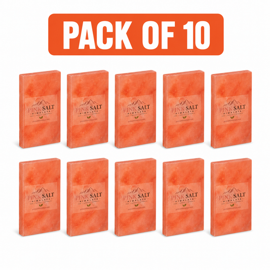 Pink Salt Himalaya salt tile main image - Pack of 10