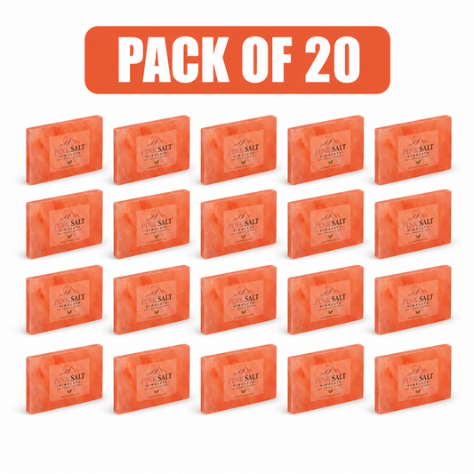 Pink Salt Himalaya salt tile main image - Pack of 20
